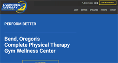 Desktop Screenshot of livingwelltherapy.com